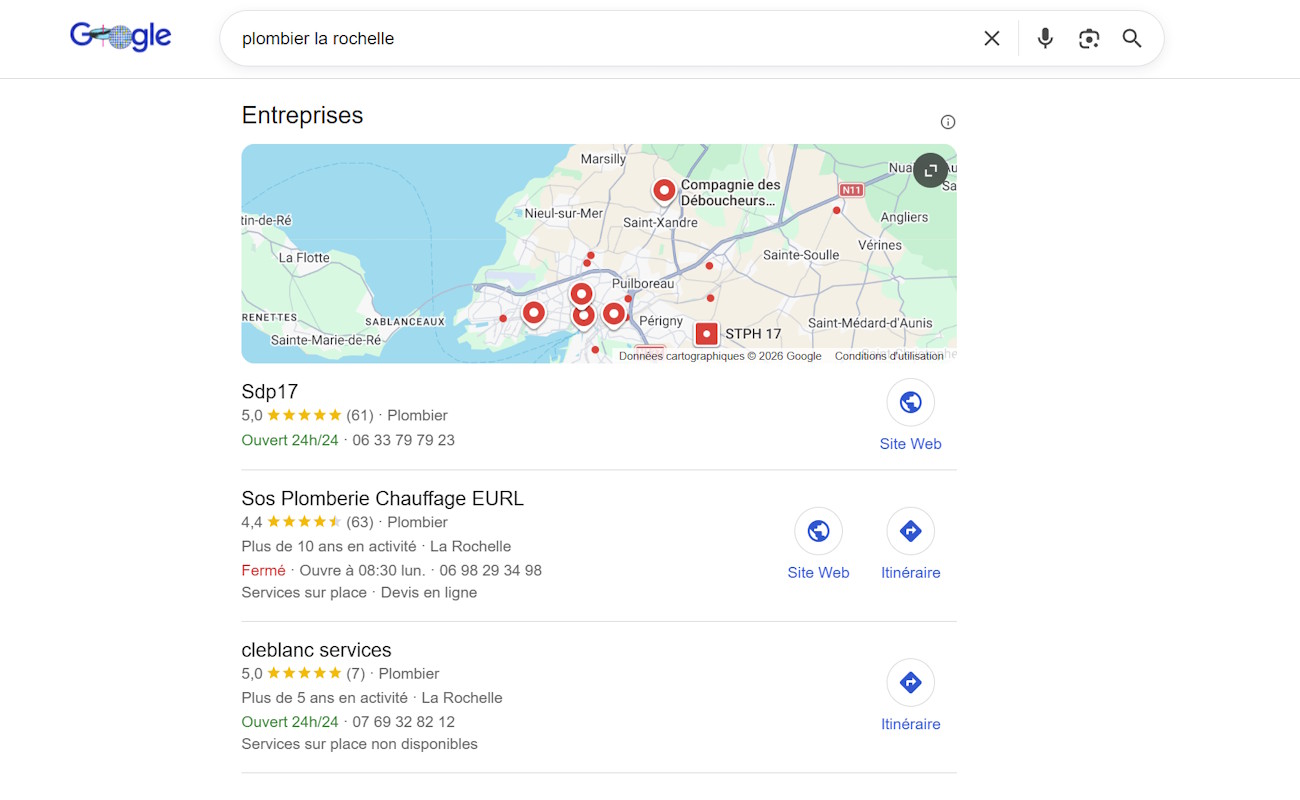 google local pack